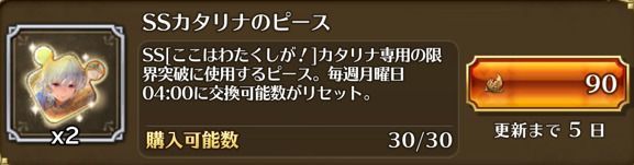 密林交換所（SSカタリナのピース）