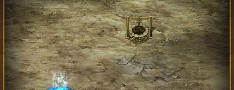 井戸をタップするとロープを入手