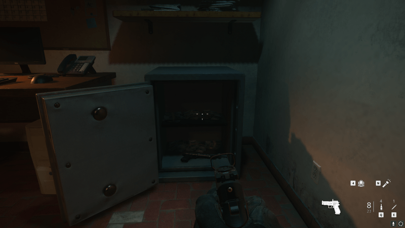 金庫の暗証番号