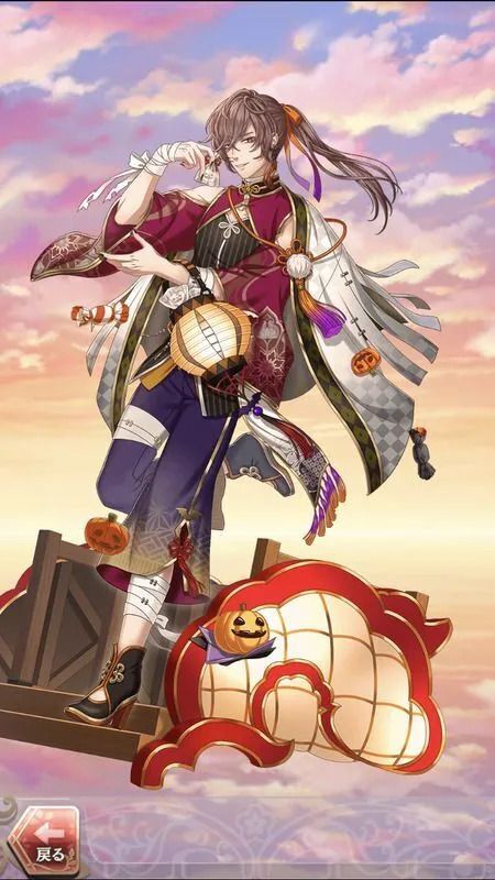 紫式部(かぼちゃ色に着飾った悪戯っ子)陽