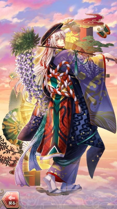 明智光秀(紅葉燃ゆ、恋の花道)月魄