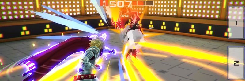 アクションでダッシュ＆多段式突進攻撃