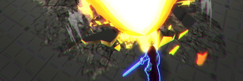 スキルで前方扇状範囲を攻撃