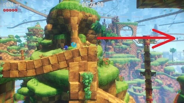 2段ジャンプと空中移動で抜ける