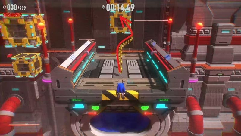 リングダッシュで通過する