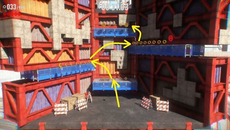 1つ1つ足場を上がっていく