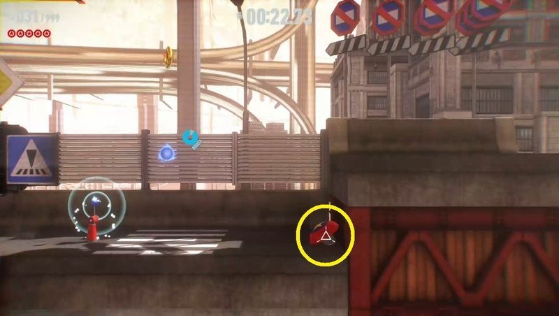 ジャンプでギミックを回避