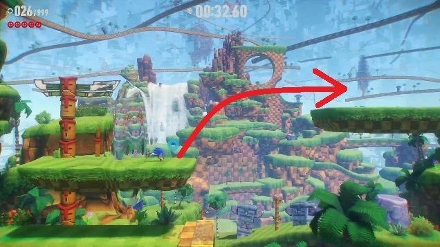 足場をジャンプで進む