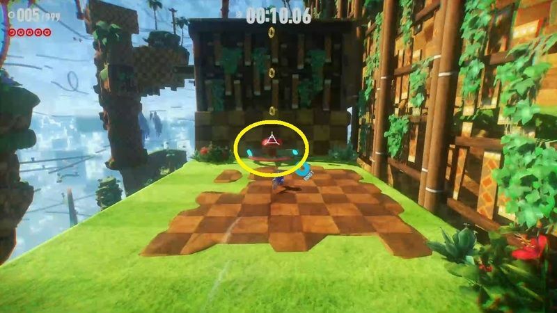 □ボタンを押して上昇する