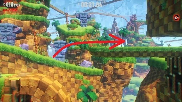 上のルートを通る