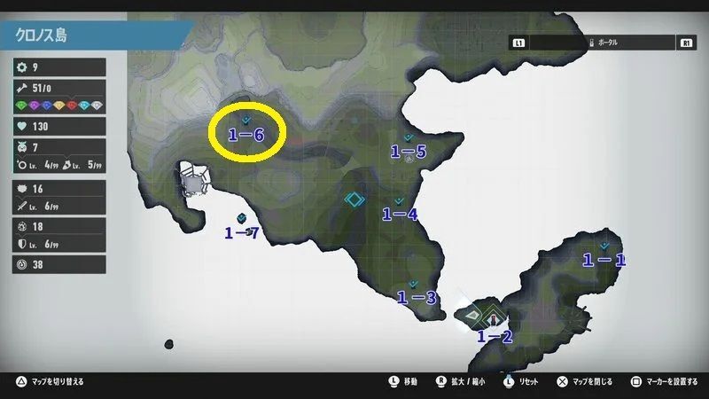 ポータル1-6の場所