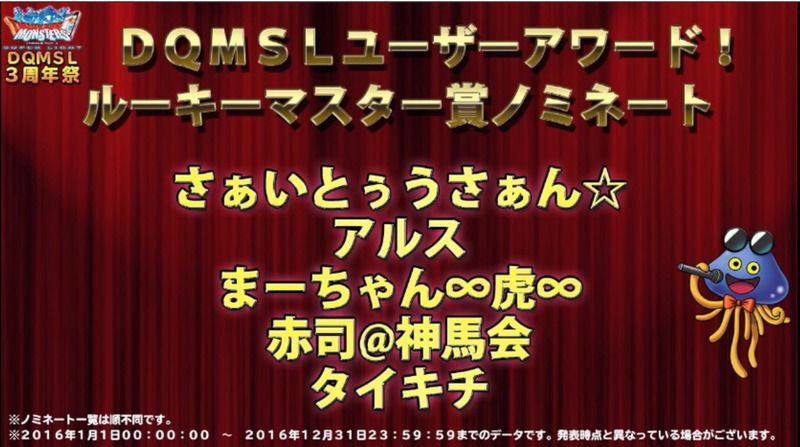 ルーキーマスター賞