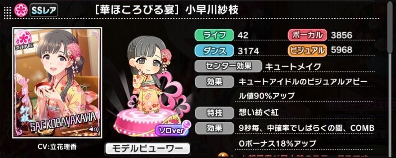 華ほころびる宴 小早川紗枝 デレステ攻略wiki Gamerch