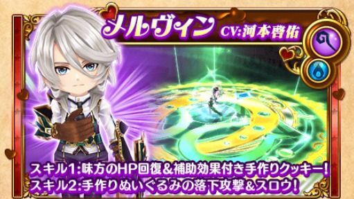 メルヴィンのアクションスキル