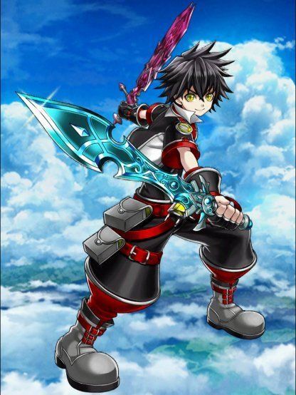 主人公(双剣)のイラスト