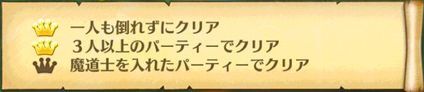 パーティー編成に注意のバナー