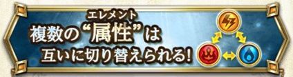 属性は切り替えることが可能