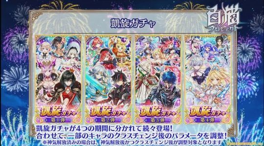 凱旋ガチャ開催期間