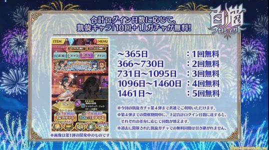 凱旋ガチャ11連ガチャが無料