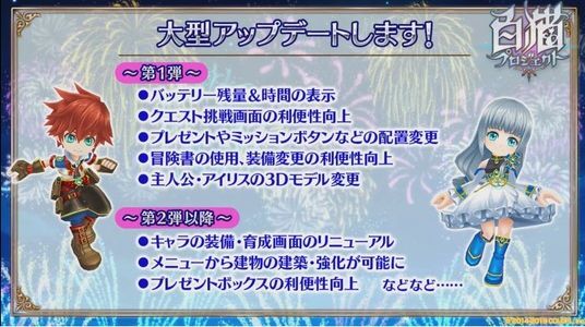 大型アップデート