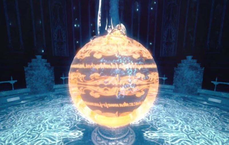 SRのガチャ演出画面