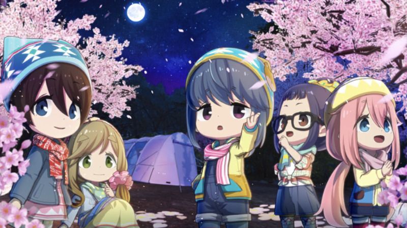 景色を見ながら...