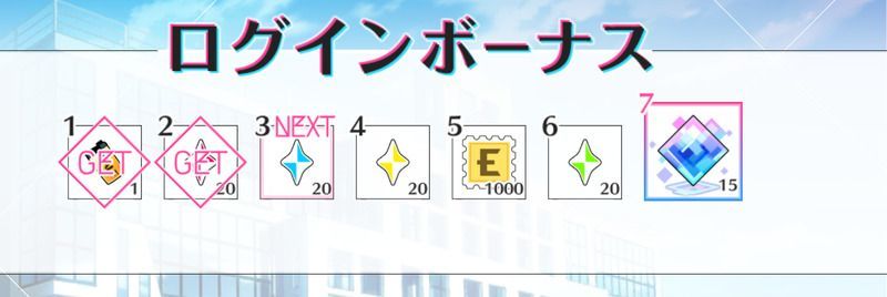 ログインボーナス