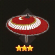 蛇の目傘【深紅】