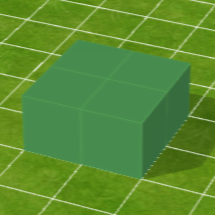 緑色ブロック床（中）