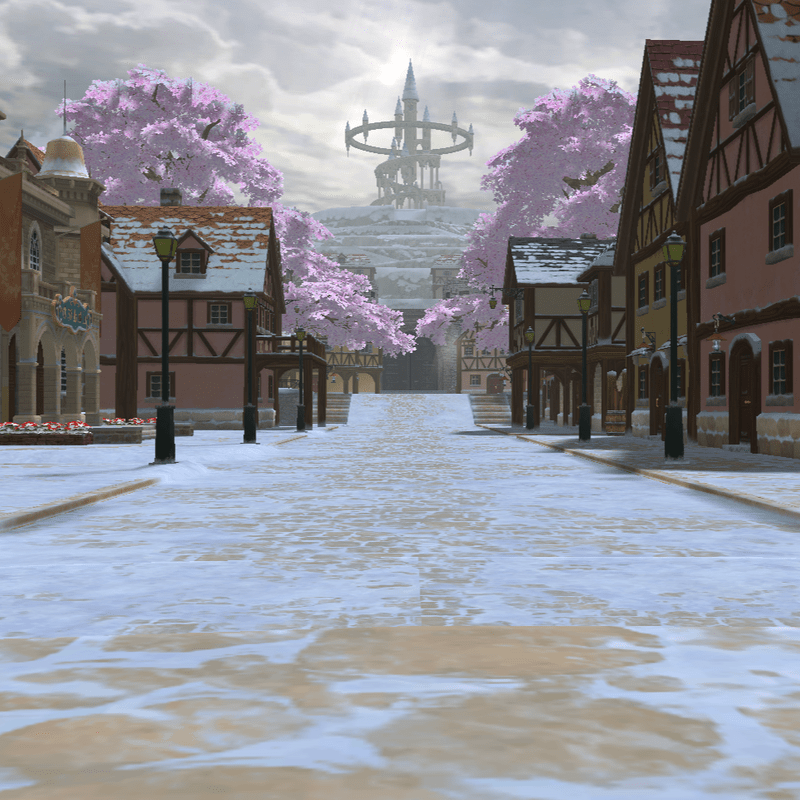 公国入口から桜