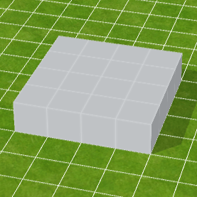 白色ブロック床（大）
