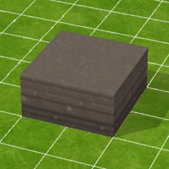 土のブロック床（中）