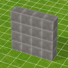 石のブロック壁（大）