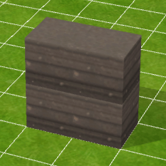 土のブロック壁（中）