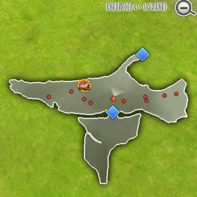 国境沿い(公国側)