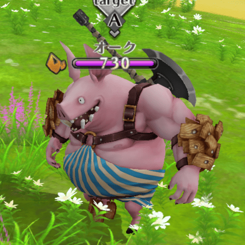 オーク広がる平野