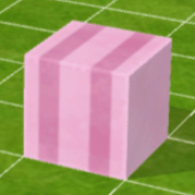 縦縞ブロック：桃
