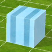 縦縞ブロック：青