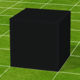 カラーブロック（黒）