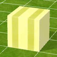 縦縞ブロック：黄