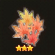 紅葉の髪飾り【橙黄】