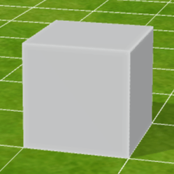 カラーブロック（白）