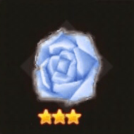 薔薇の花弁・青