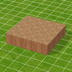 木のブロック床（大）