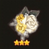 花の髪飾り【白】