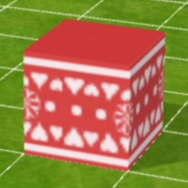 花柄ブロック