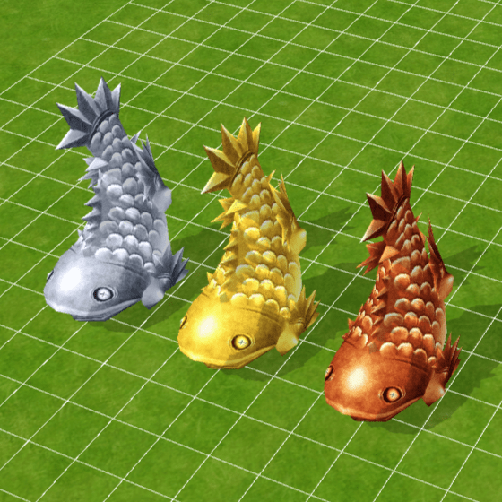 家具シャチホコ銀金銅