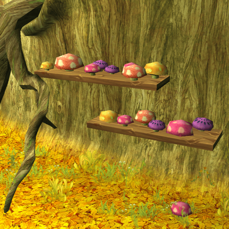 マレビトの森キノコ棚