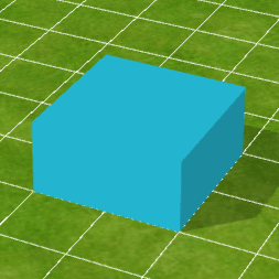 水色ブロック床（中）