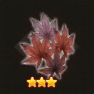 紅葉の髪飾り【赤紫】